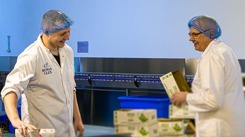 Production Workers at Rowan Glen Yogurt Factory in Newton Stuart